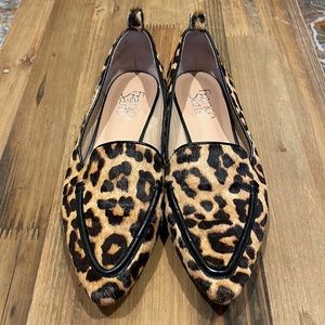 Franco Sarto Leopard flats